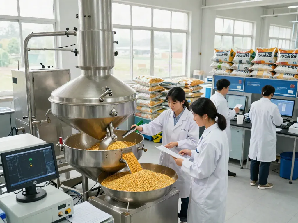 rokok 88 livestock feed production with quality control lab equipment