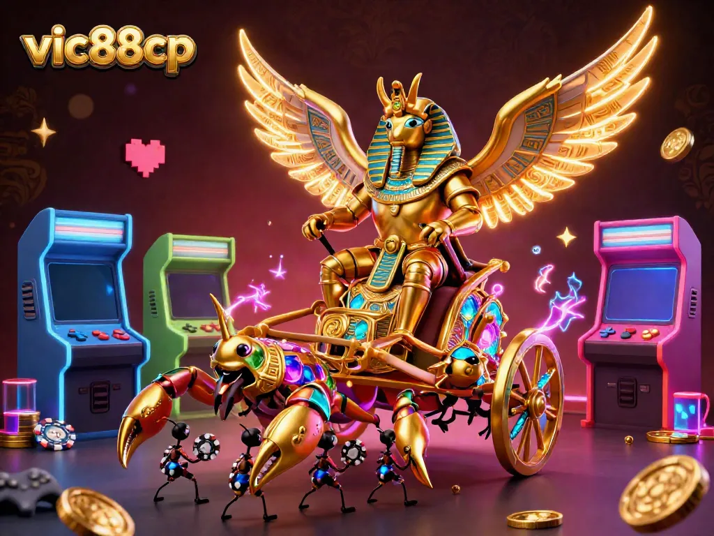 Experience thrilling gaming adventures with VIC88CP, featuring a dynamic scene of action-packed gaming characters.