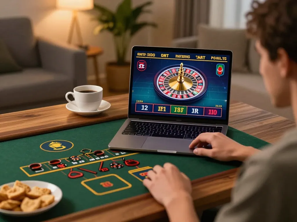 Player engaging in live dealer action on dn88s.net, enjoying online casino excitement.