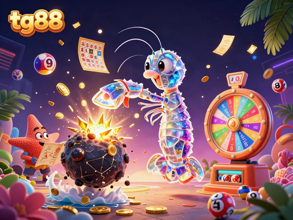 Engage with tg88's vibrant casino experience showcasing colorful games and dynamic rewards.