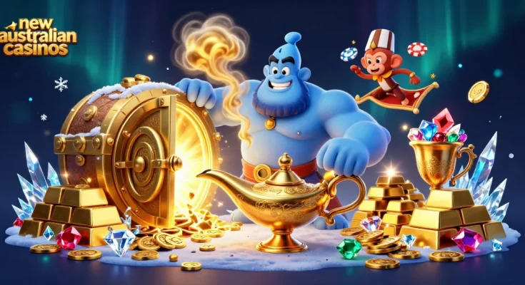Experience the thrills of new australian casinos with a genie, monkey, and poker delights.